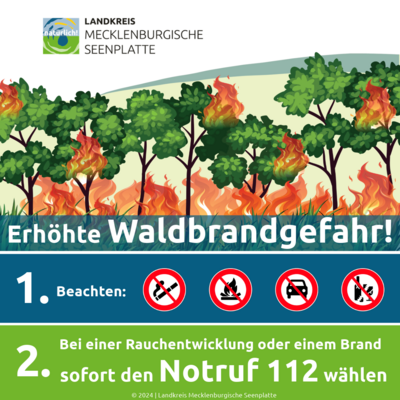Verhaltensregeln Waldbrandgefahr