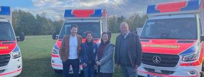Sechs neue Rettungswagen 